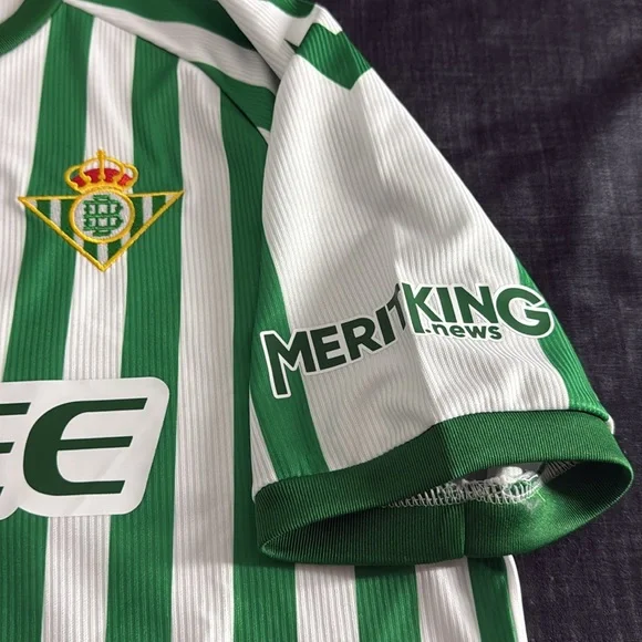 Real Betis #7 Antony 2025 UEFA Conference League Final Hummel Jersey - Picture 7 of 10